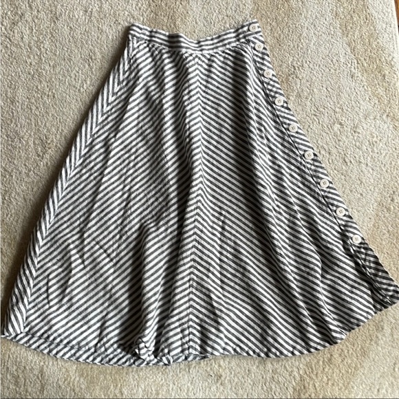 Madewell Rhoda side button midi skirt - Picture 7 of 14